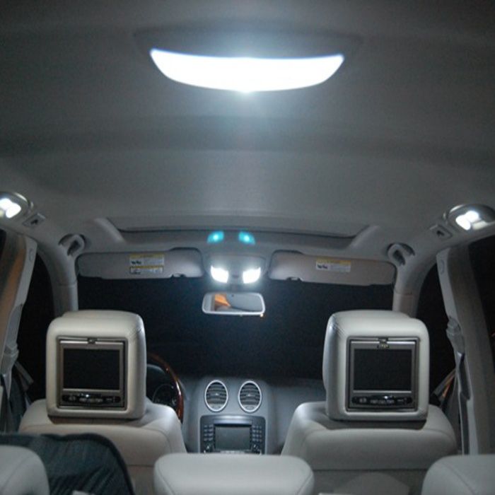 MERCEDES ML W164 W166 X164 LED интериор комплект Canbus 3г ГАРАНЦИЯ