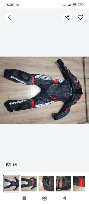 Vând combinezon moto+cască