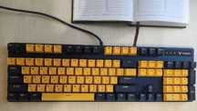 Клавиатура Rapoo V500PRO Yellow Blue (Проводная, USB)