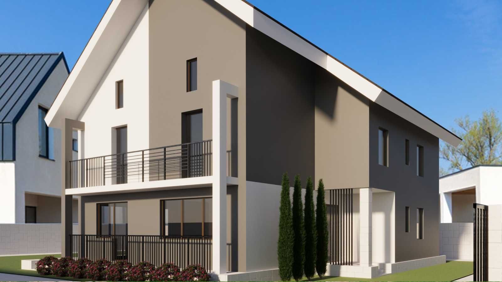 Casă Individuală P+1+M, 6 + 3 camere, 595 mp teren, zona Aradului