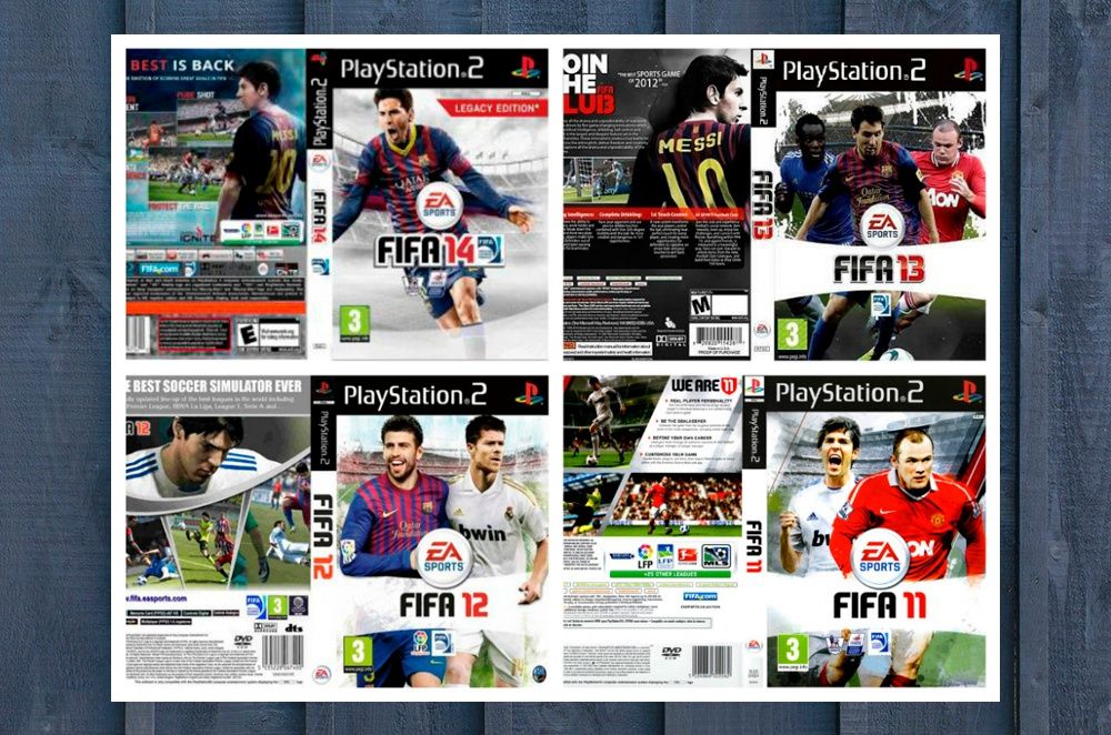 Игри за Playstation 2 (PS2)  PES 2022,WWE 2K15,FIFA 2014