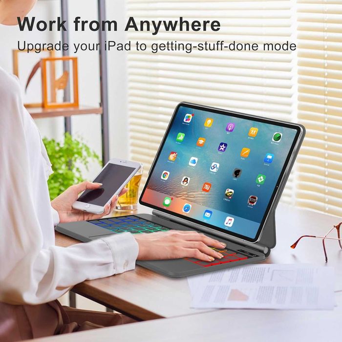 Magic Keyboard tst+trackpad iPad AIR/PRO 11 / 10.9, REDUS de la 500RON