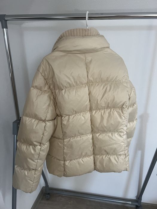 Geaca puf dama crem