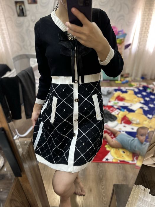 Новое платье вязка