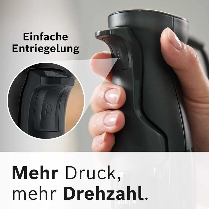 Блендер Bosch ErgoMaster Series 4, ножове от неръждаема стомана, 1000W