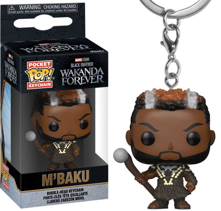 Funko POP Marvel: ключодържател и фигура Black Panther Shuri