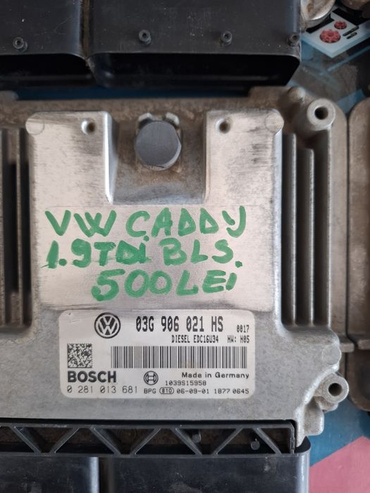 Calculator ECU Motor VW Caddy 1.9 tdi BLS BJB