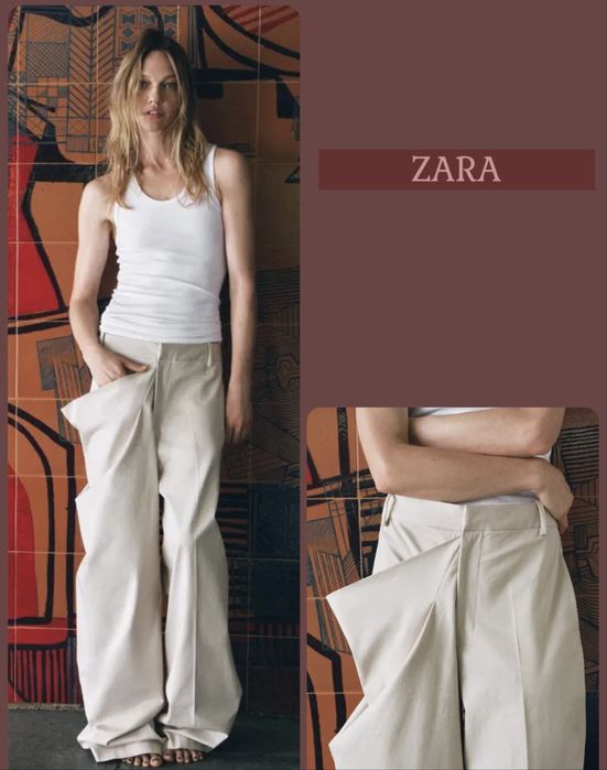 Плисиран панталон - ZW  ZARA