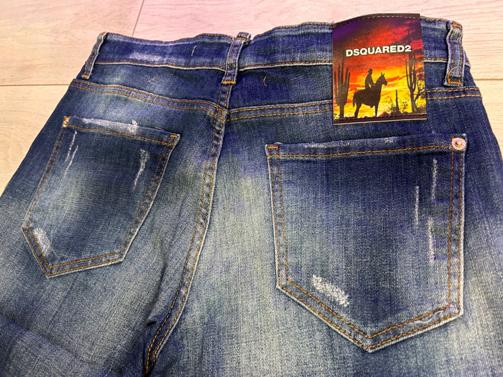Blugi Scurți Dsquared2 Blue new collection 2024