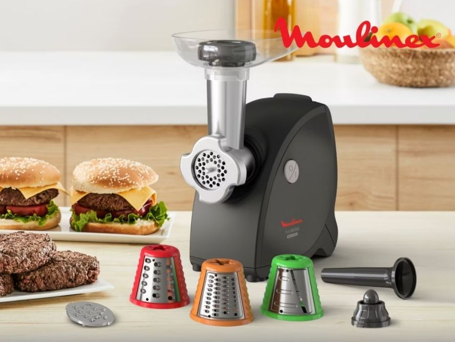 Mașina electrică pentru tocat carne MOULINEX 7in1 FRANCE NOUĂ 495 Lei