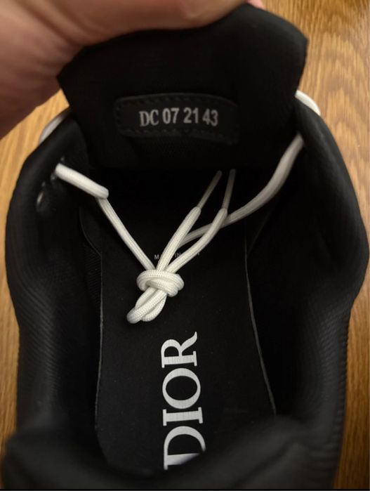 dior b30, size 44, black and white