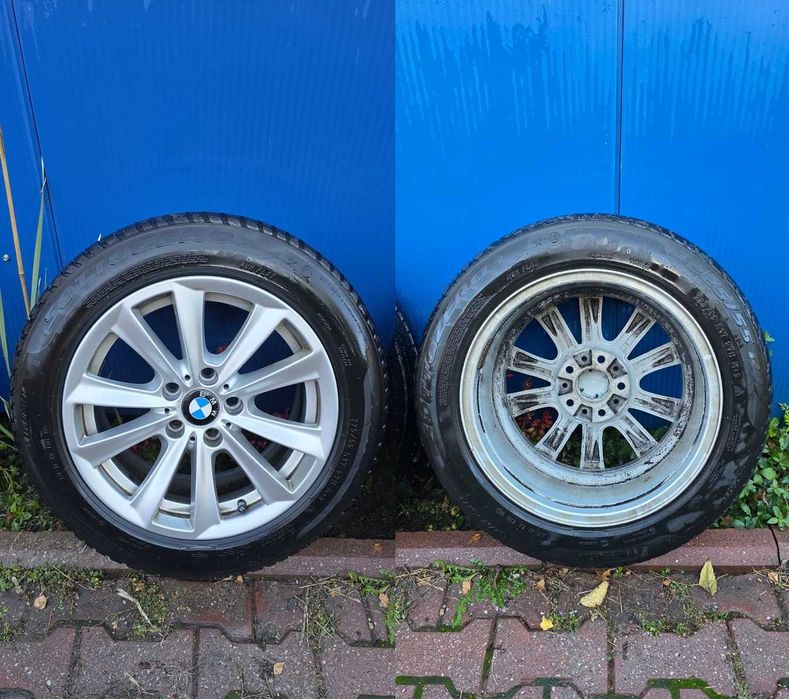 Vand Jante BMW originale + cauciucuri de iarna Pirreli