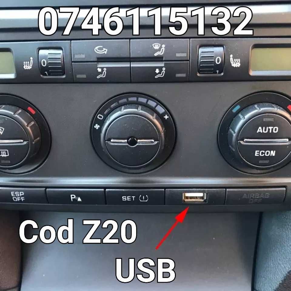 Cablu USB Skoda Octavia 2- RCD510 RNS315 Amundsen  Bolero Columbus-Z20