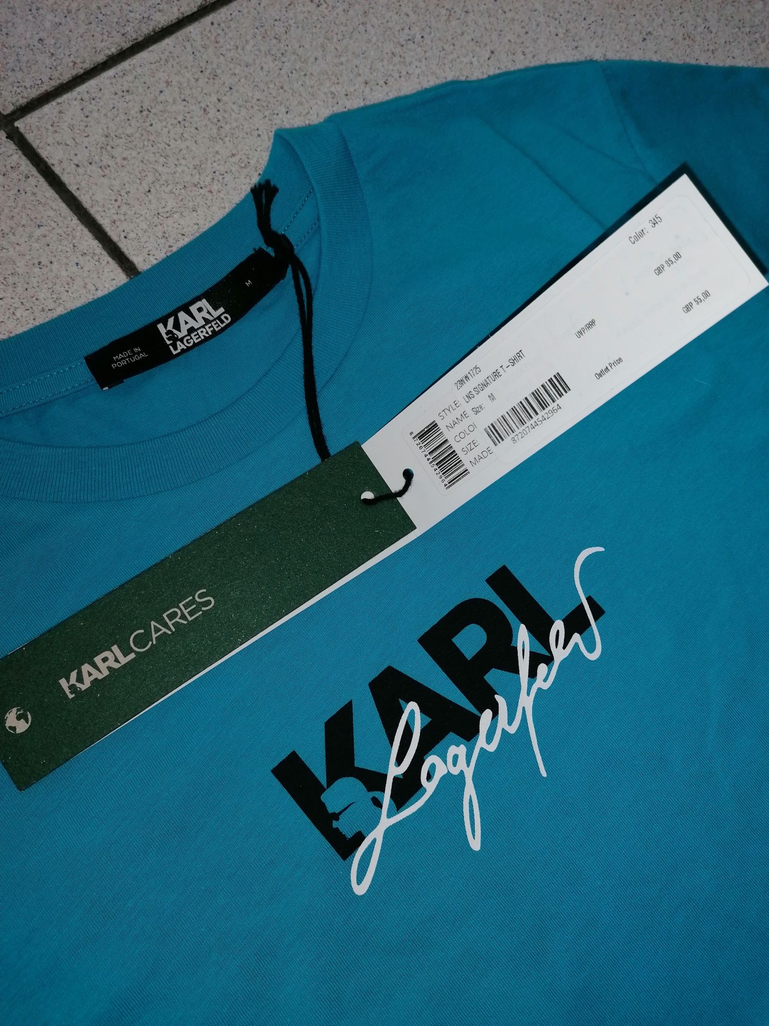 KARL LAGERFELD® - НОВА - 50% - дамска тениска - 40(М)