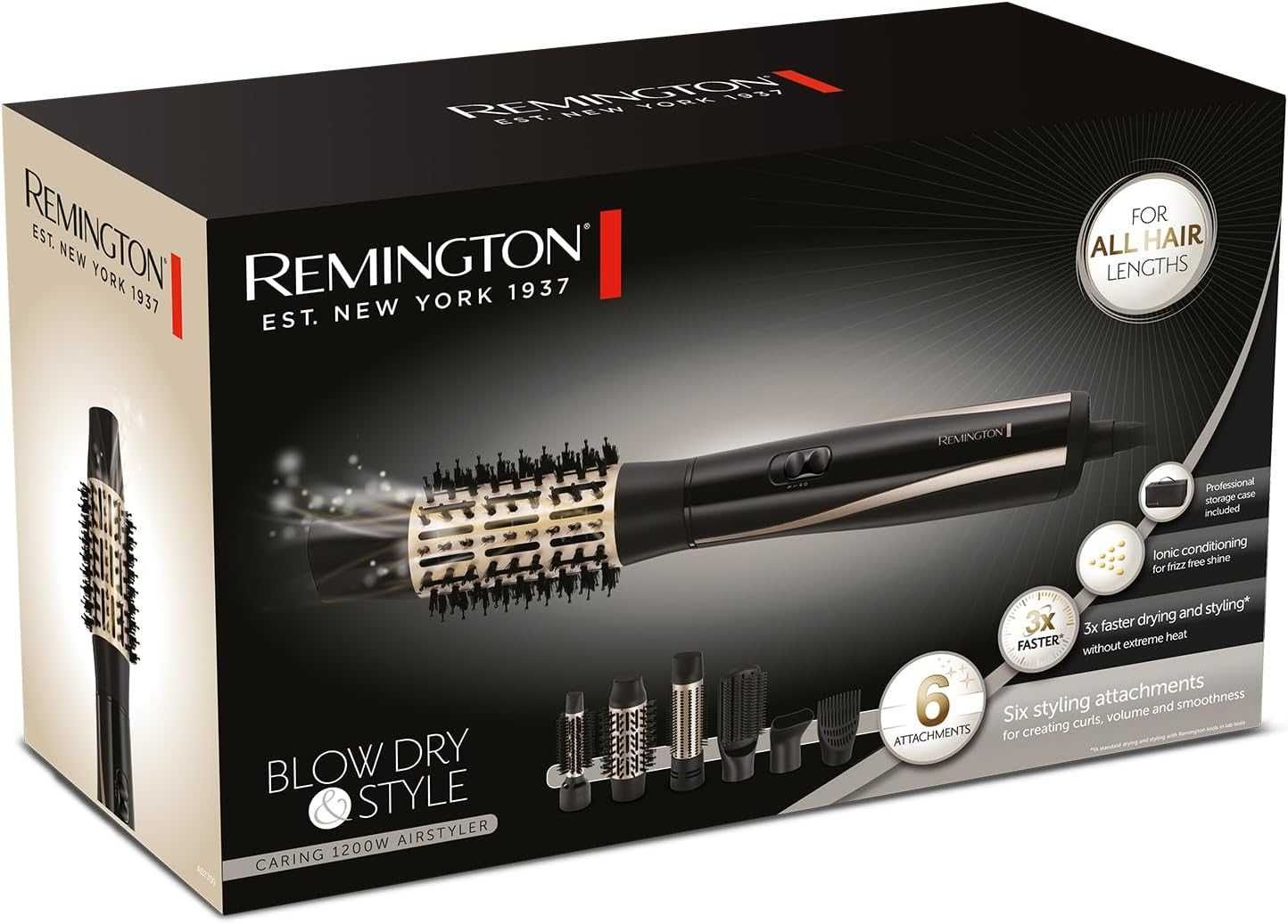 Четка с горещ въздух Remington Blow Dry and Style Caring 1200 W AS7700