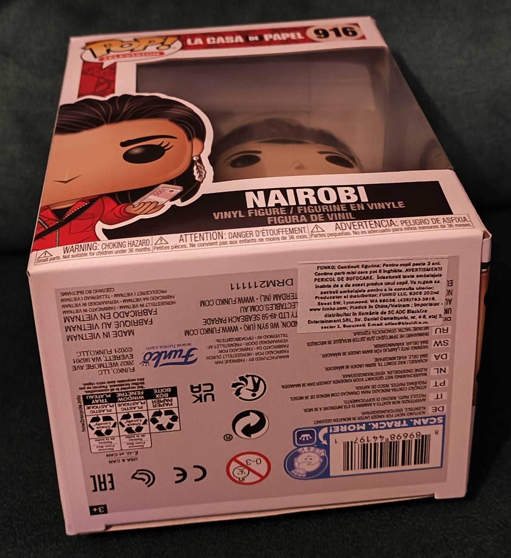 Figurina Funko Pop Money Heist: Nairobi #916 - Serial La Casa de Papel