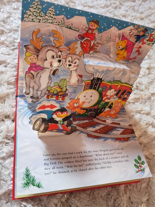 Carte pop-up Crăciun Santa Claus and The magic toys