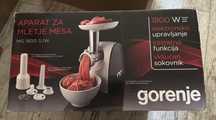 Masina de tocat carne Gorenje, CARNATI/STORCATOR/BISCUITI