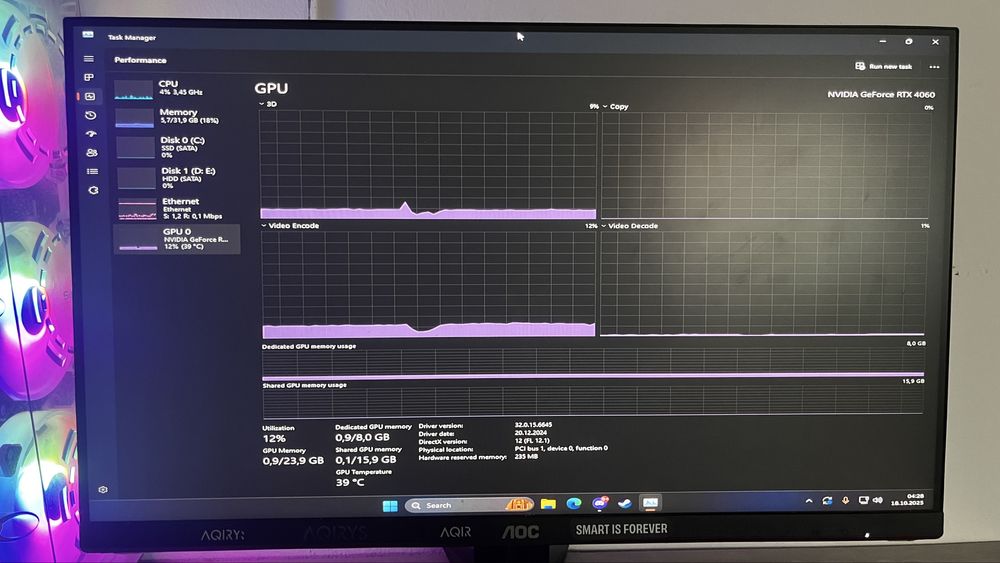 Vand Pc de gaming plus monitor