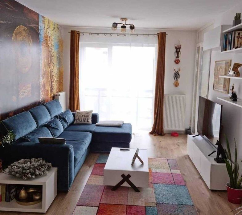 Intrare Racadau|2 camere|Bloc nou|Mobilat si utilat|Loc parcare