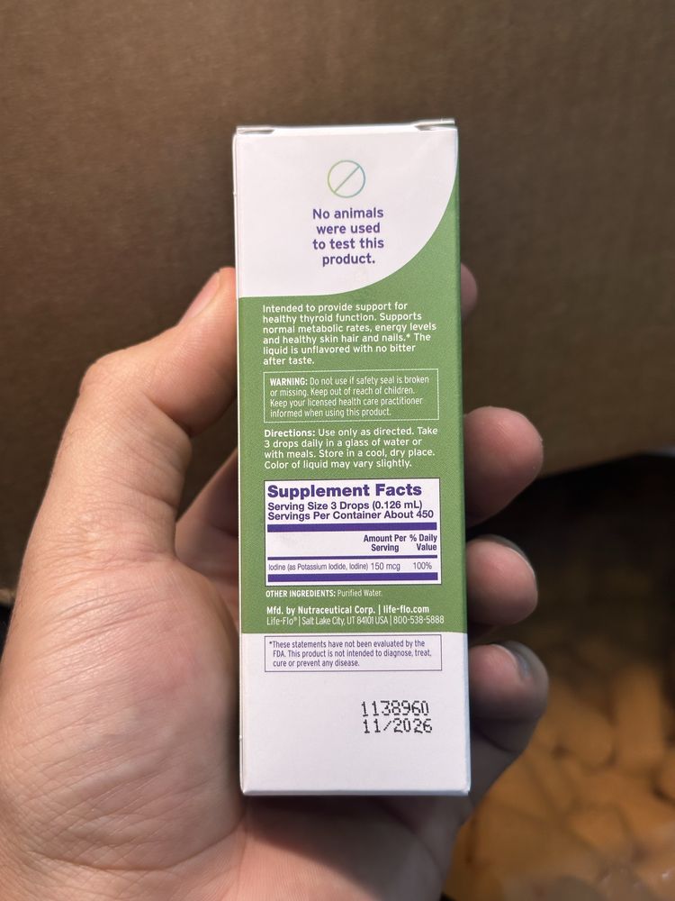 Life Flo Iodine plus 59 ml