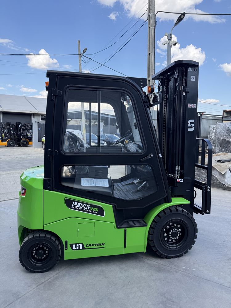 Stivuitor Electric 2.5T NOU LI ION / Triplex 5,5m cu 5 Ani Garantie