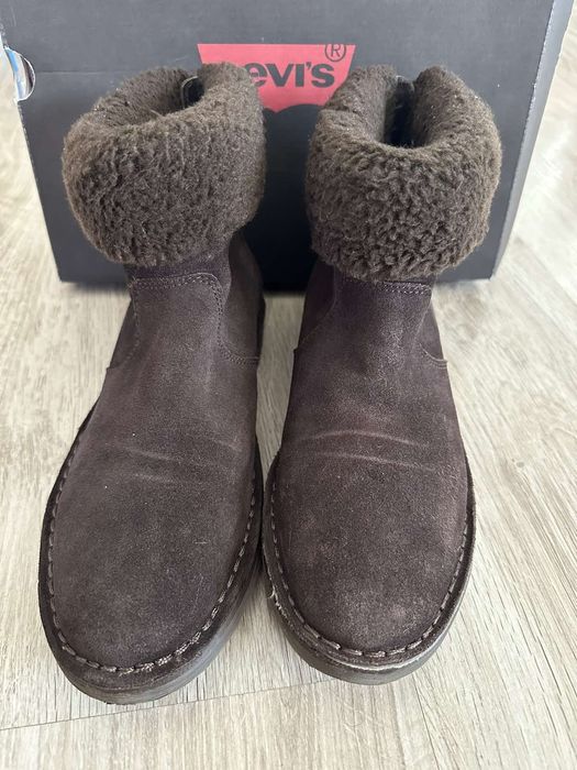 Дамски боти естествена кожа Levis и боти CAT
