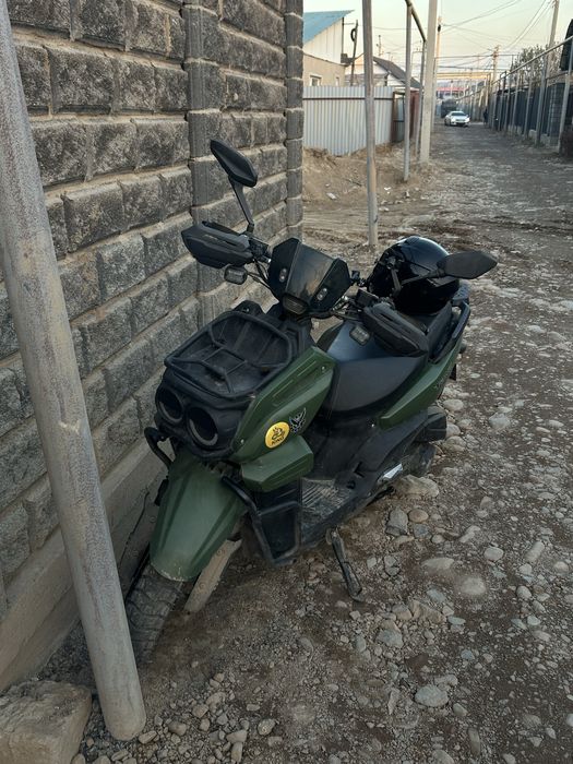 Танк мопед на ходу