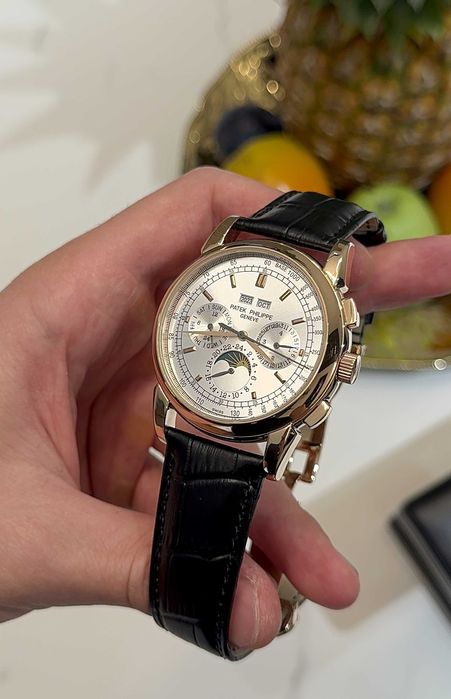 patek philippe perpetual calendar curea piele