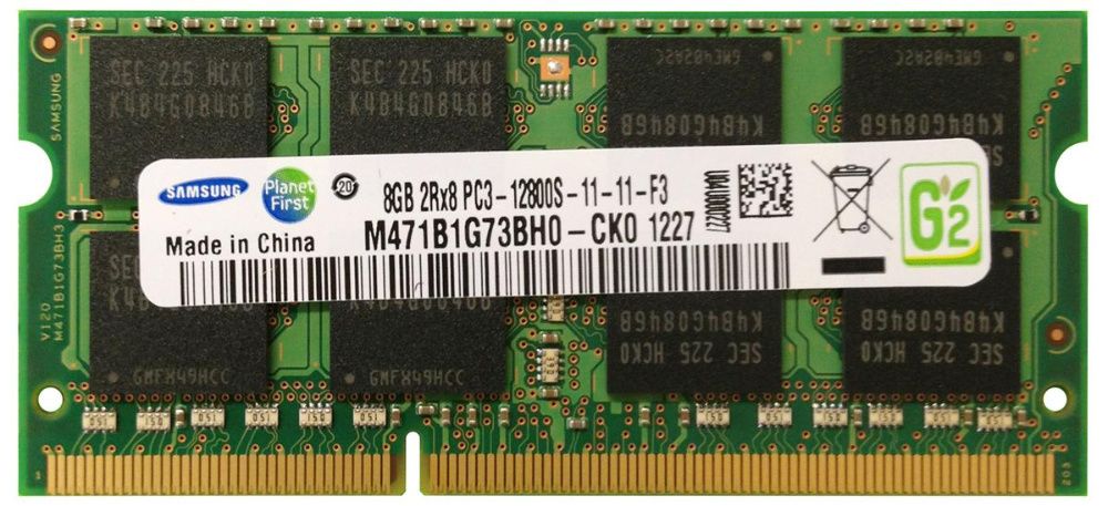 ОЗУ Оперативная память для ноутбуков 8Gb SODIMM DDR3 и DDR3L 1600 MHz