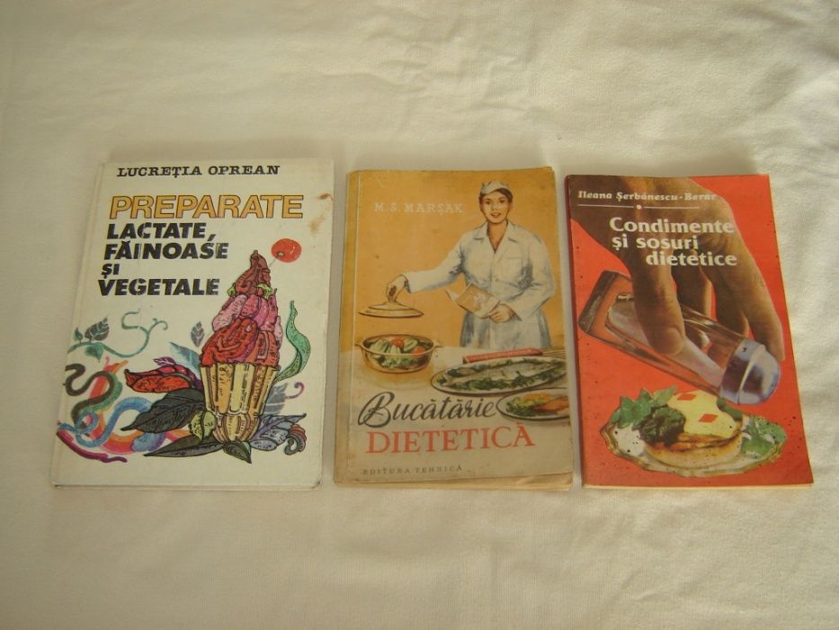 Carti de bucate dietetice anii 60-80 noi