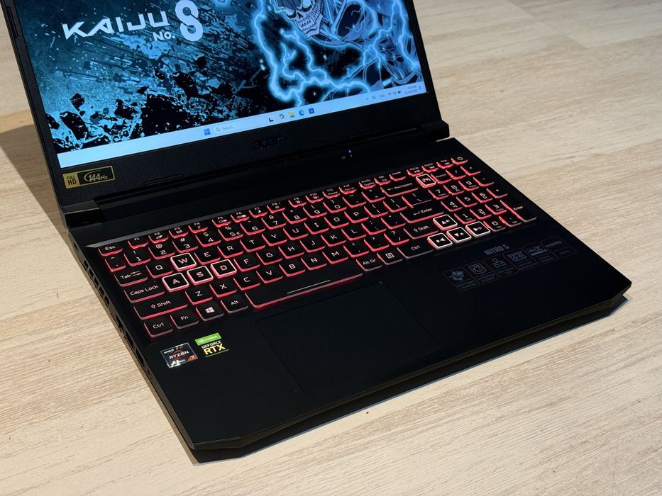 15.6’FHD IPS 144Hz/RTX 3070 8GB/Ryzen 7-5800H/Acer Nitro 5/16GB/512GB
