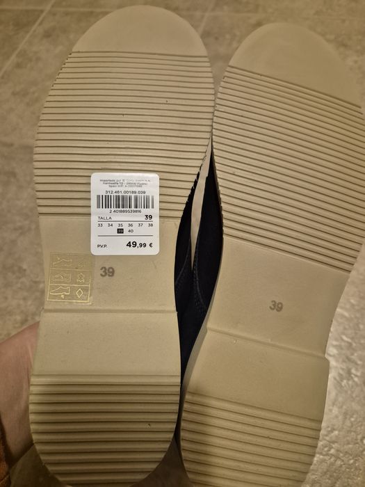 Pantofi piele naturala 39