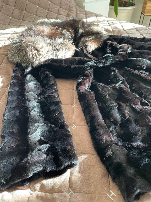 Palton din blană 100% naturala