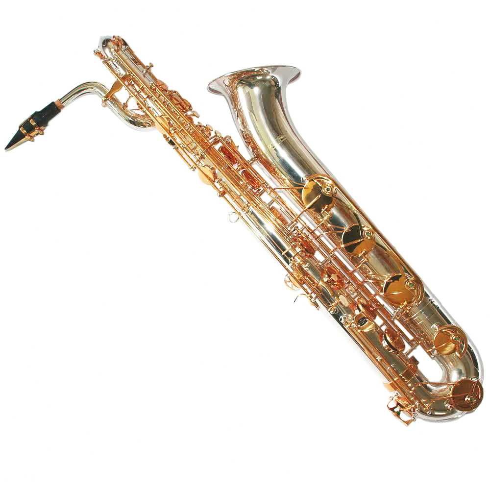 Saxofon Bariton Karl Glaser Eb Silver&Gold