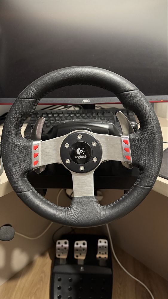 Logitech g27 игровой руль/контроллер