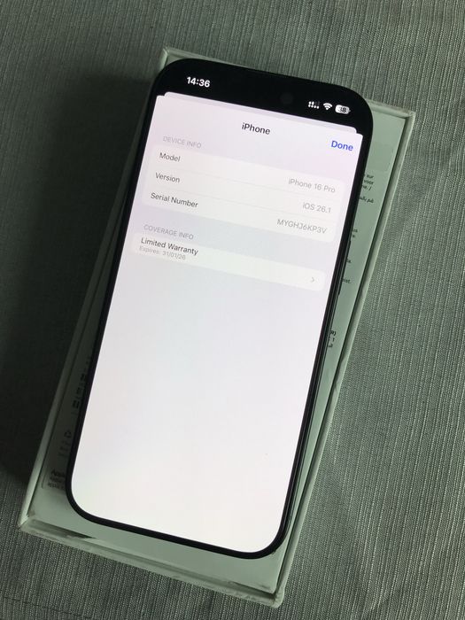 Iphone 16 pro 256Gb