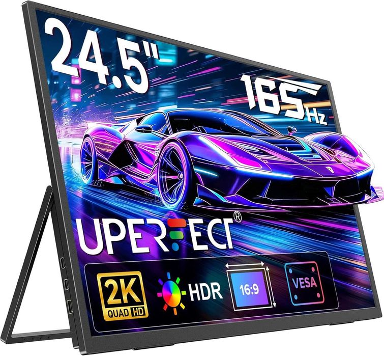 Monitor Portabil UPERFECT 24.5 Inch 2k 165HZ 2550 x 1440