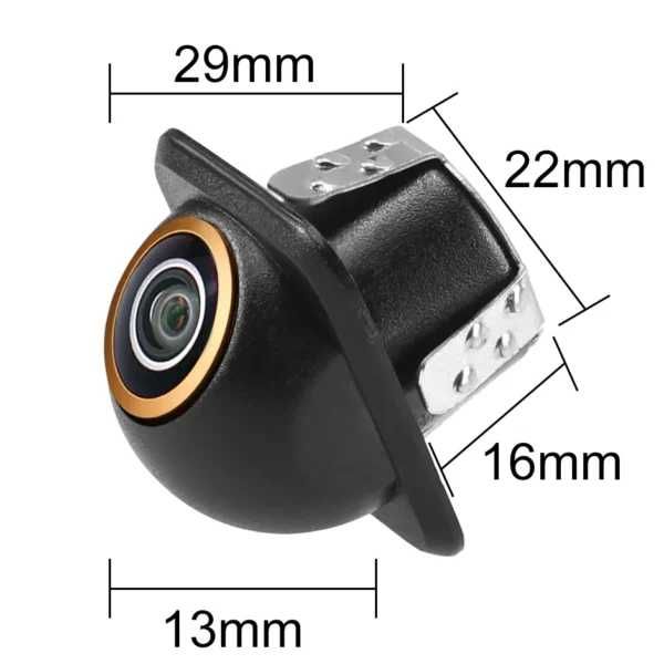 Mini Camera Marsarier HD 170° grade Golden Fisheye Universala AHD/CVBS