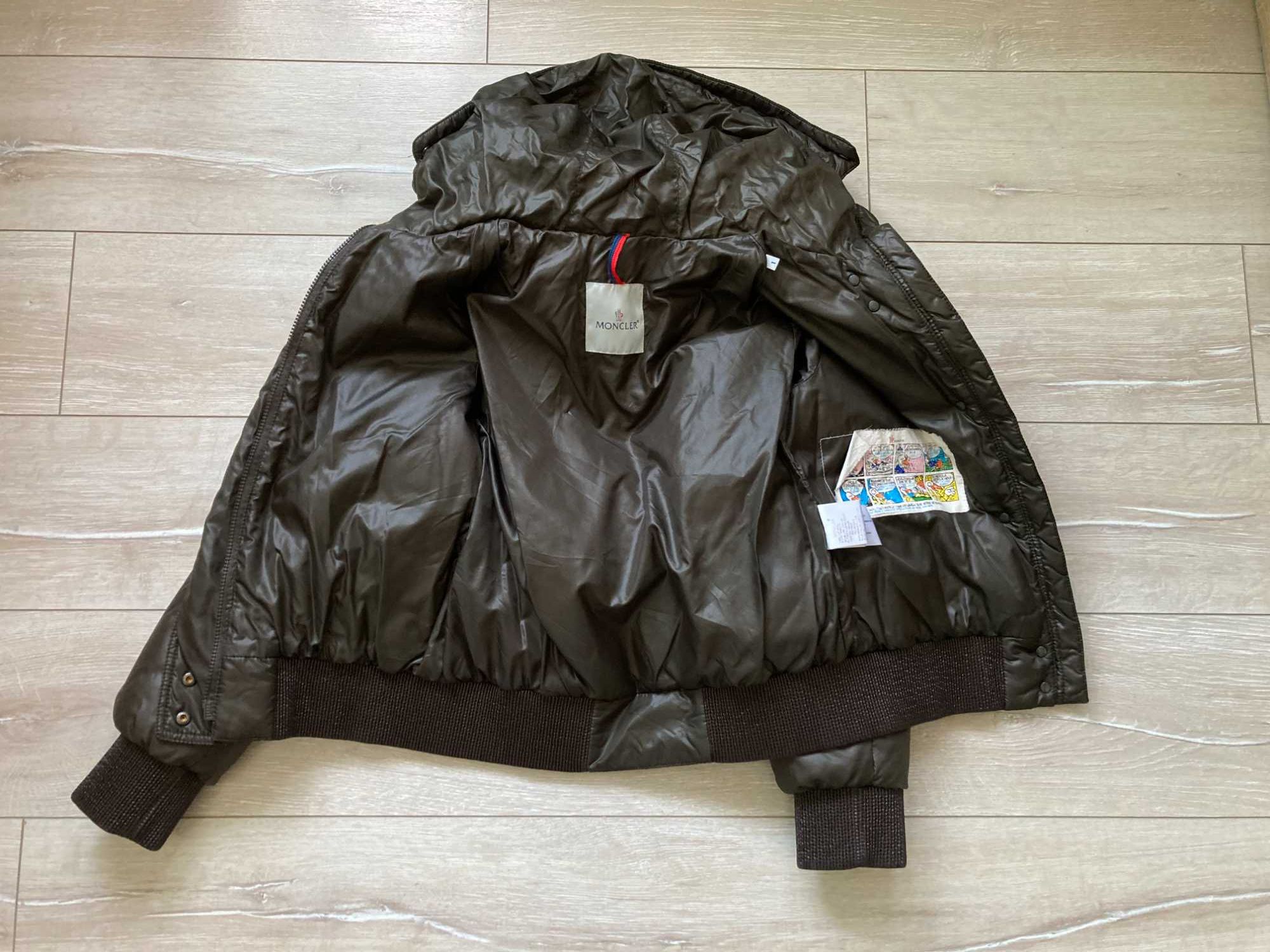 ОРИГИНАЛНО Moncler Georgia кафяво пухено яке размер 1 / S