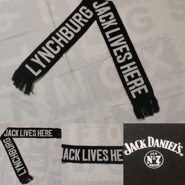 Fular Jack Daniel's Jack Lives Here Lynchburg scarf eșarfă colecție