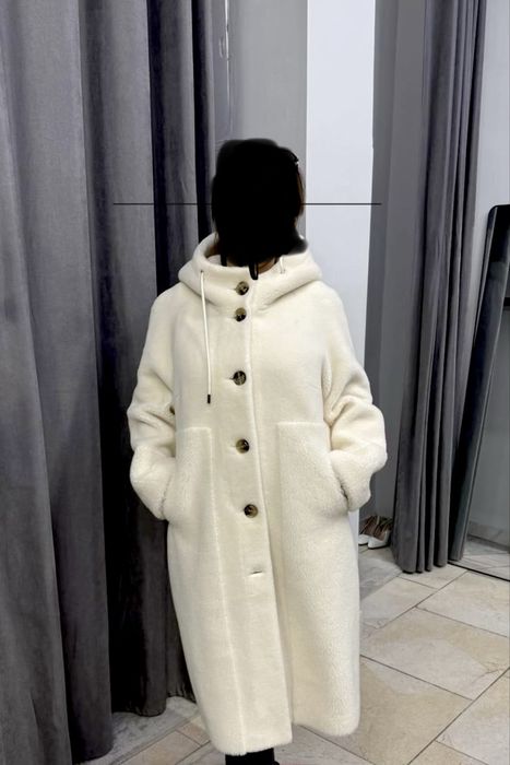 Шуба новый белый