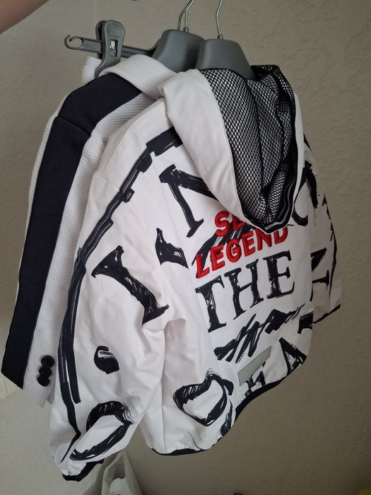 Ветровка, пиджак и брюки (новый костюм для мальчика)