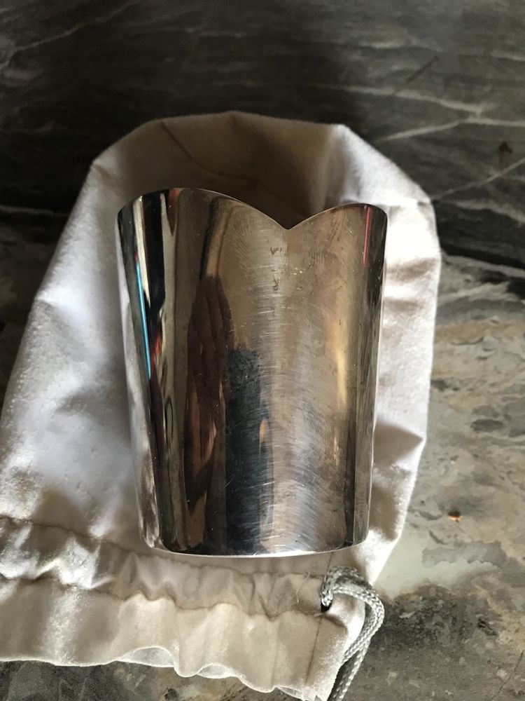 Cana, pahar vechi argintat Christofle france