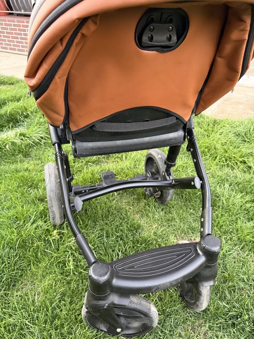 Carut Krausman 3 in 1 piele maro!