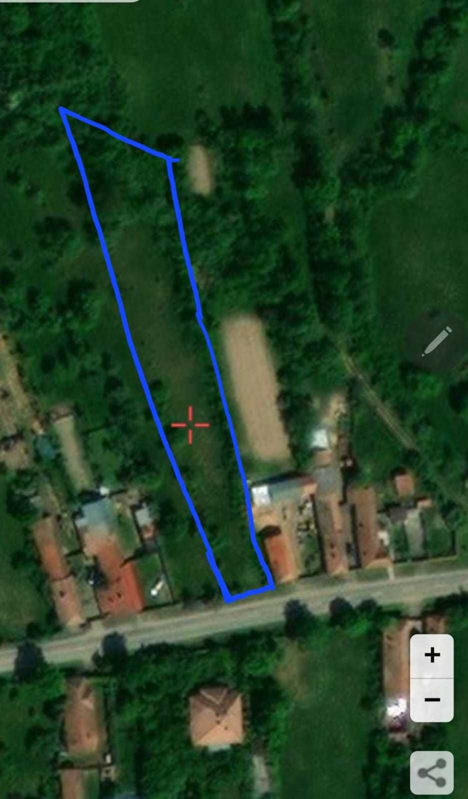Teren intravilan cu numar de casa,2000mp