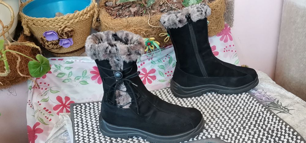 Ботуши Roxde 37н.Естествен велур