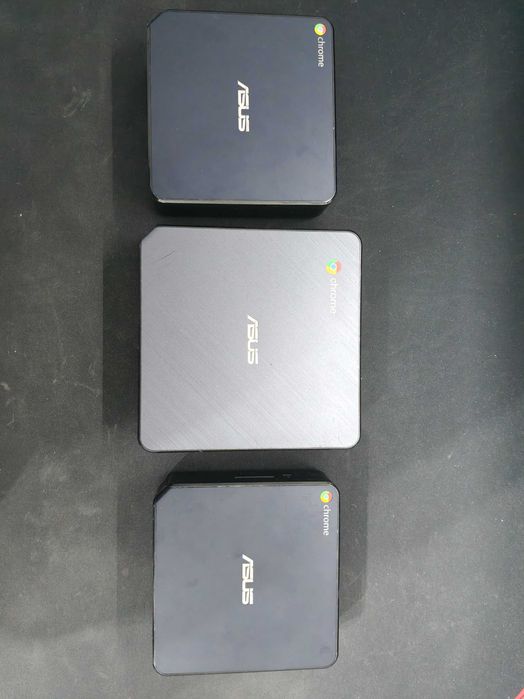Lot 3 mini calculatoare Asus Chromebox cu Windows 10