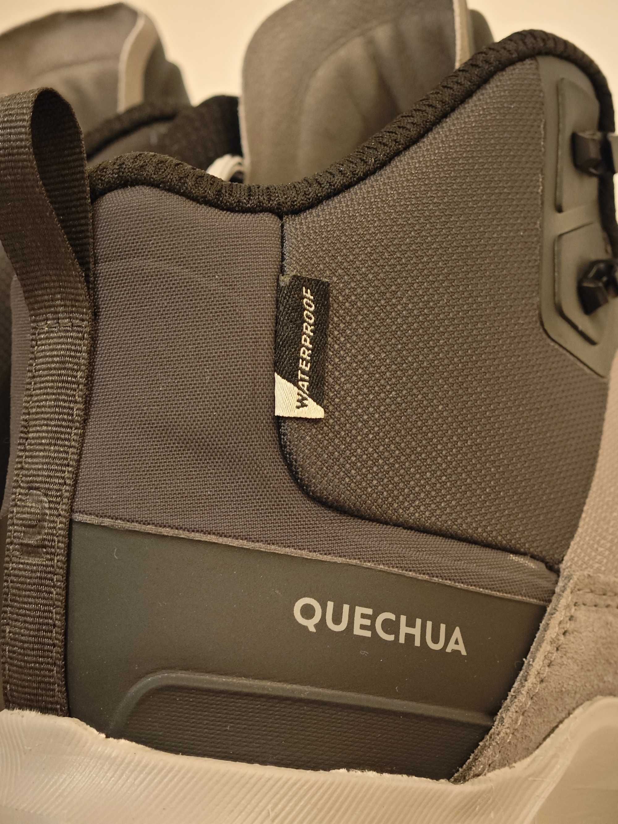 НОВИ! Туристически обувки Quechua, waterproof, сиви