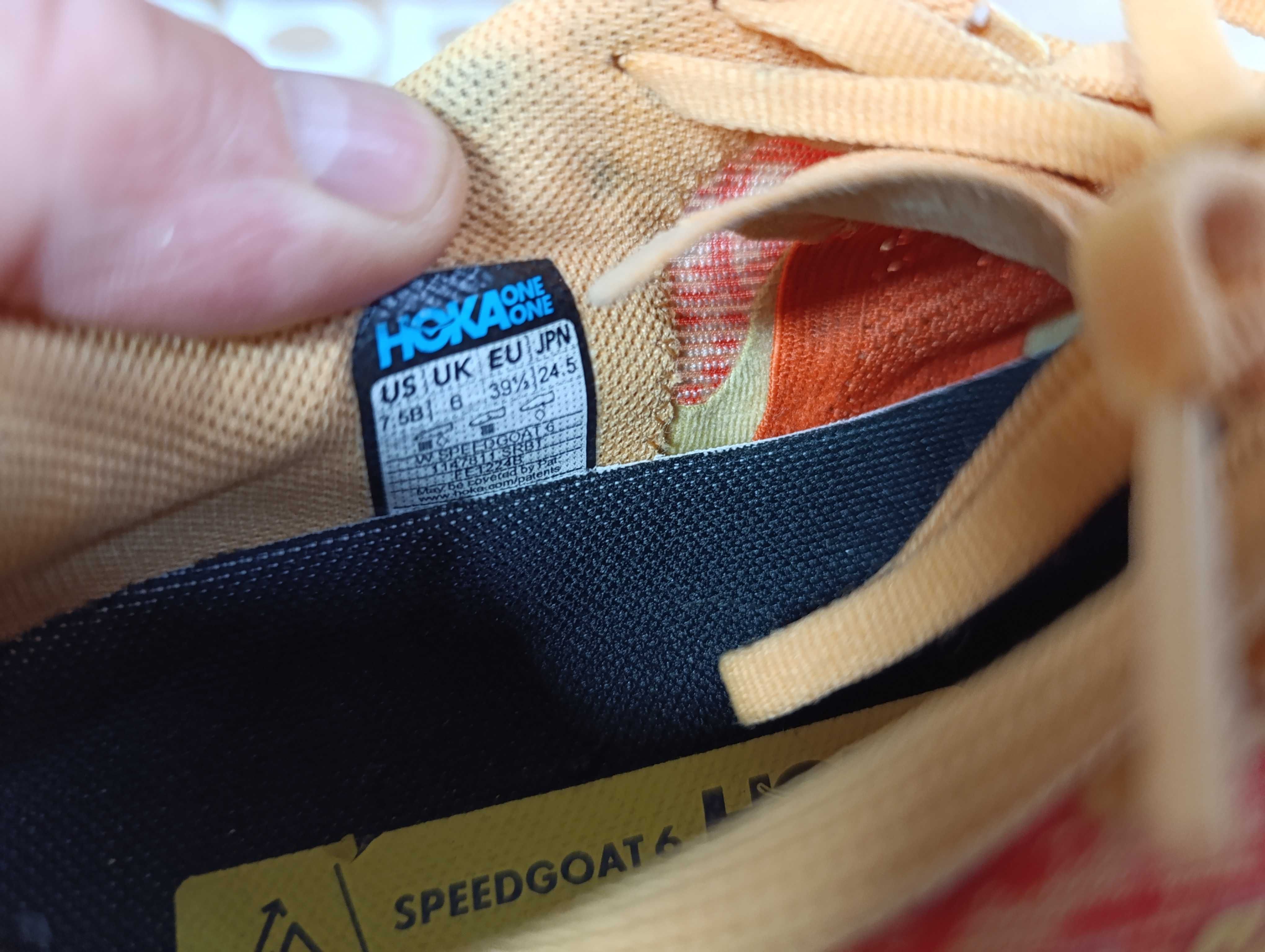 ''Hoka One One W Speedgoat 6''оригинални маратонки 38.5 номер
